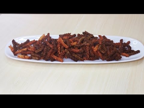 Pasta frita en freidora de aire