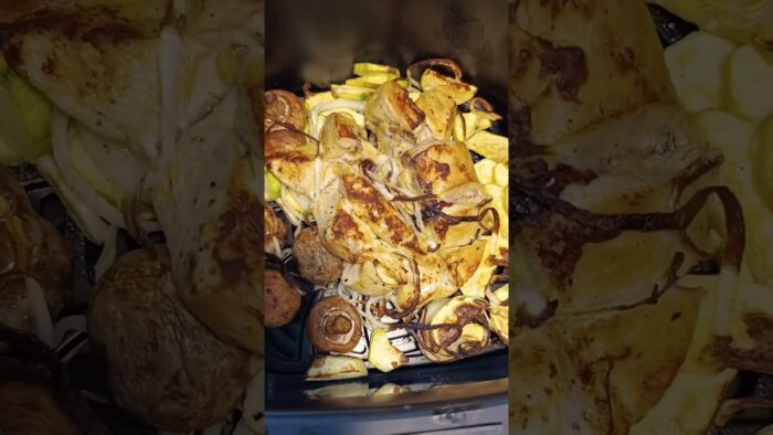Pollo rostizado en freidora de aire, Gourmia, Costco