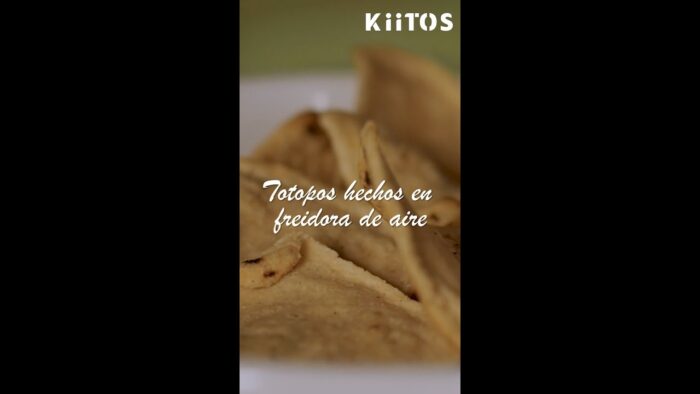 Receta Totopos hechos en freidora de aire
