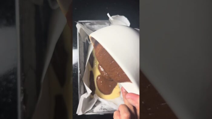 Receta de queque marmoleado en freidora de aire Mouvair Gourmet ❤️🍴
