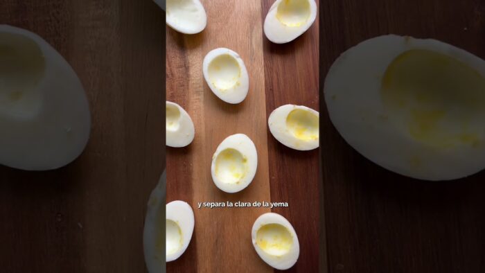 Receta huevos rellenos de Campomayor