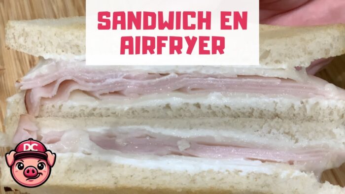 Sándwich en Freidora de Aire 🥪 ¡Receta de Sándwich en Airfryer!