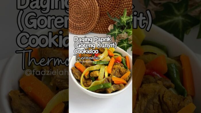 TM6: DAGING PAPRIK (GORENG KUNYIT) COOKIDOO THERMOMIX