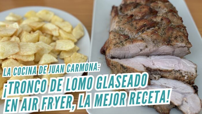 TRONCO DE LOMO GLASEADO EN AIR FRYER, FREIDORA DE AIRE, EL LOMO MAS RICO QUE COMI, IMPRESIONANTE