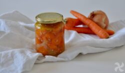 Aperitivo de zanahoria y cebolla agridulces
