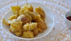 Patatas rebozadas para el aperitivo