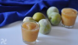 Sorbete de ciruela
