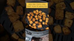 30 seconds Air fryer TOFU recipe #diet #food #protein #weightlossdiet #foodie #weightlossrecipes