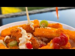 4 ingredients halloumi fingers👇- ready in 10 minutes| #airfryer #airfryercooking #short