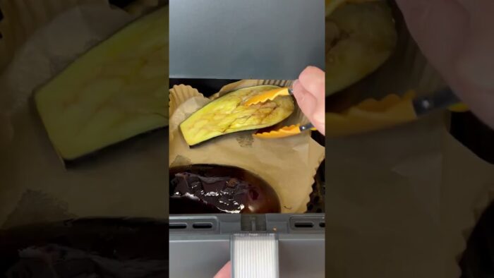 BERENJENAS RELLENAS en la FREIDORA DE AIRE, receta fácil y deliciosa #cocinaespañola #recetasfáciles