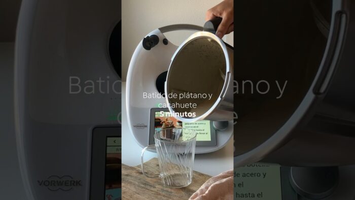 Batido sano y rápido en 1 minuto #recetasthermomix #thermomix #thermomixtm6 #cookidoo #tm6 #shorts