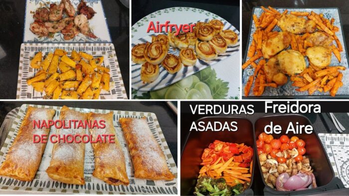 COCINANDO 12 HORAS en la FREIDORA DE AIRE, Recetas Fáciles AIRFRYER