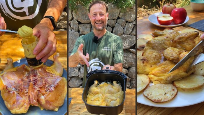 CONSIGUE UN POLLO ASADO DE 1O EN TU FREIDORA DE AIRE 👍🏻 – GUILLE RODRIGUEZ