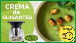 CREMA de GUISANTES🫛​ con THERMOMIX paso a paso. Receta Exprés, fácil y saludable 🤩