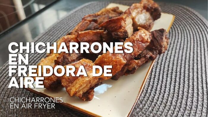 🥩 Chicharrones en FREIDORA DE AIRE | Air fryer, Haz los chicharrones tu misma en casa fácil y rápido