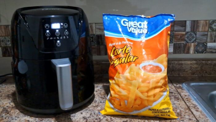 Como preparar papas fritas en freidora de aire Oster | 100 recetas en freidora de aire