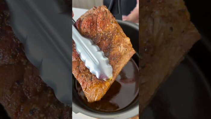 Costillas BBQ  en Freidora Home Elements