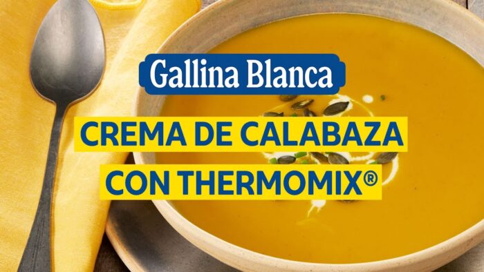 Crema de calabaza con Thermomix®, rica y reconfortante – Gallina Blanca 🍲🧡