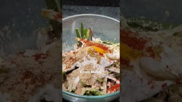Crispy Bhindi Recipe l‎ Air Fryer Recipe l @richakitchen-1  #crispybhindi #snacks #youtube #ytshorts