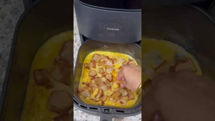 Desayuno para mi esposo#easyrecipe  #desayuno #lazycooking #freidoradeaire  #recetasfaciles#airfryer