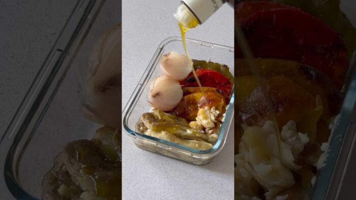 Escalivada en airfryer #recetasfaciles #freidoradeaire #recetassaludables #airfryer