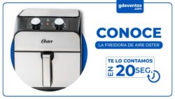 FREIDORA DE AIRE OSTER 6.8 L (CKSTAF68T) TE LO CONTAMOS EN 20 SEGUNDOS