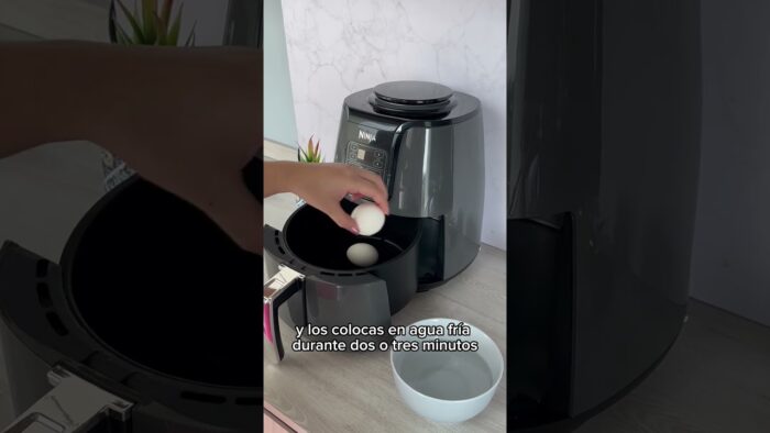Hack para huevo duro en freidora de aire Ninja
