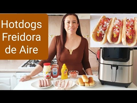Hotdogs en Freidora de Aire