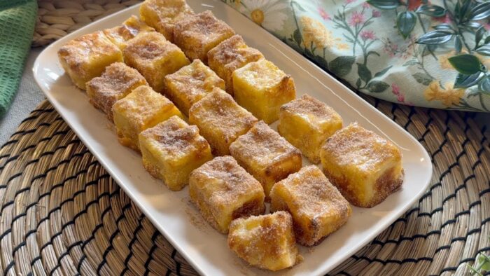 La receta de leche frita más ligera: preparo este postre tradicional en la freidora de aire