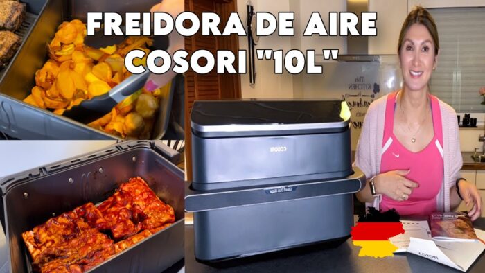 Mi vida ahora más fácil 😍 “FREIDORA DE AIRE COSORI” Dos Recetas Fáciles