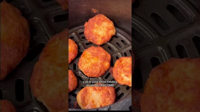 Nuggets caseros bien crocantes en la #airfryer 3 INGREDIENTES 🍗 #nuggets