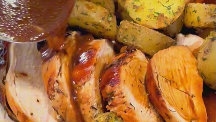 Pollo al horno o air fryer. La receta más fácil de pollo.