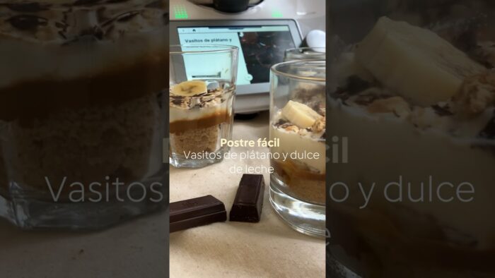 Postre fácil, delicioso y rápido #recetas #thermomix #shorts #postressinhorno #thermomixtm6