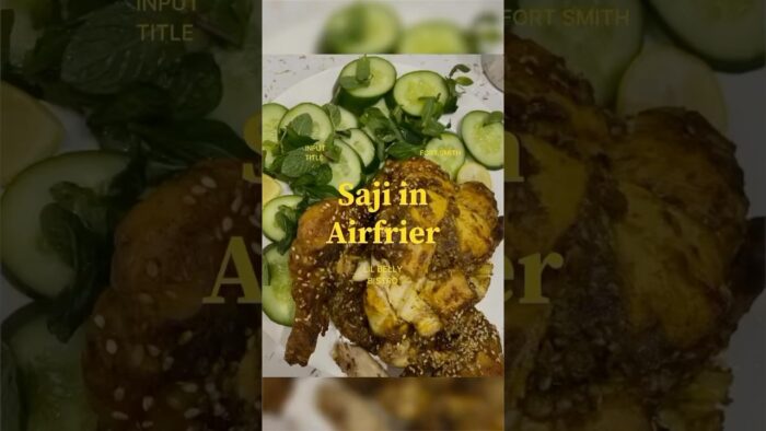 “Quick Chicken Sajji in Air Fryer | Easy Recipe! #shortsfeed #shortvideo