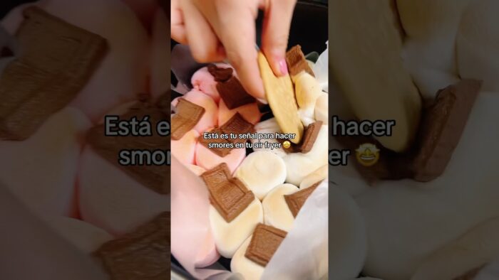 Receta para hacer S’mores en la Air Fryer 😋