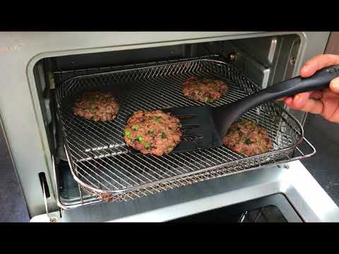 Receta sencilla carne para hambuerguesa en el Horno con Freidora de Aire HFKM-1400 IN – Koblenz