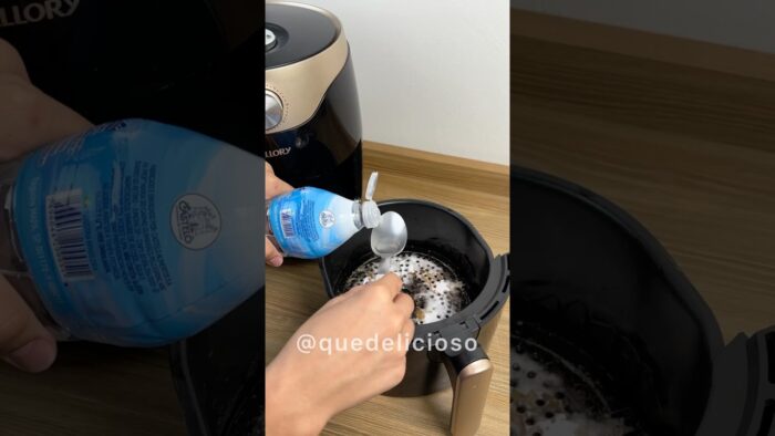 Siempre limpiaba la freidora de aire al revés y no me daba cuenta.
