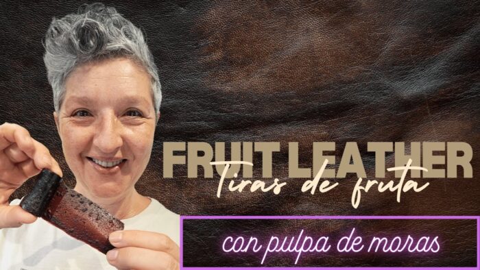 💜 TIRAS DE FRUTA (MORAS) | LEATHER FRUIT | GOLOSINA SIN CULPA 💜 con Thermomix®  #TM6  🔝