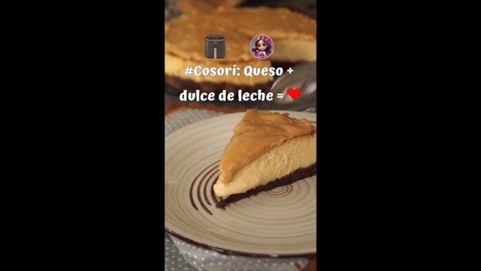 Tarta de Queso con Dulce Leche en Freidora de Aire Cosori | Receta Rápida