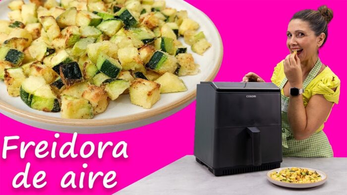 ✅ VUELTA AL COLE, con una receta riquísima Calabacín “FRITO” en #freidoradeaire #cosori