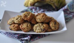Galletas de plátano y copos de avena
