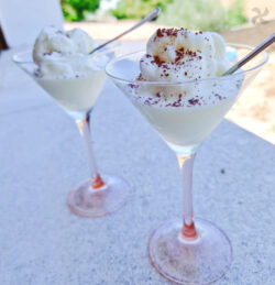Helado súper rápido de limón