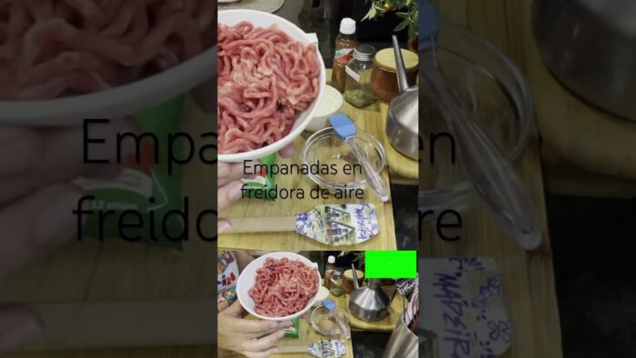 #receta sencilla de empanada #cocina fácil y rápida en freidora de aire