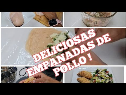 ¡Las mejores Empanadas de Pollo Tradicionales hechas al freidora de aire!