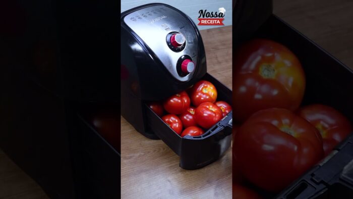 ¡Ponga tomates en la airfryer y el resultado le sorprenderá!