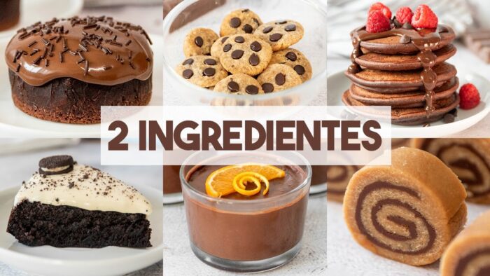 10 Postres SIN HORNO con 2 Ingredientes 🍪🍫 | Fáciles y Rápidos