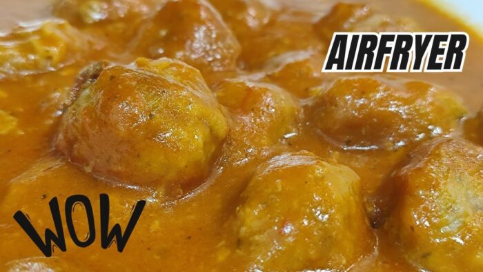 ALBÓNDIGAS EN SALSA EN FREIDORA DE AIRE 🧆