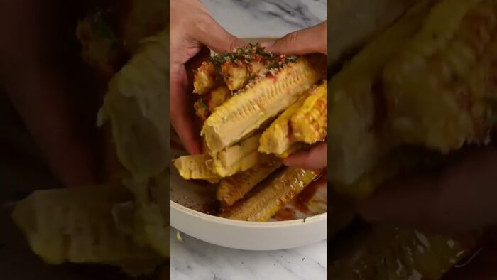 Air Fry Jerk Corn Ribs #recipe #cornribs