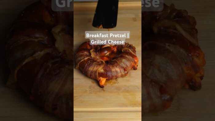 Air Fryer Breakfast Pretzel | Air Fryer Grilled Cheese #breakfast #cheese #recipe