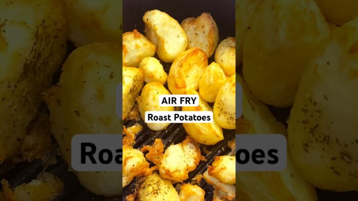 Air fried Roast Potatoes – Best Recipe – Amazing Results! #airfryer #airfryerrecipes #roastpotatoes